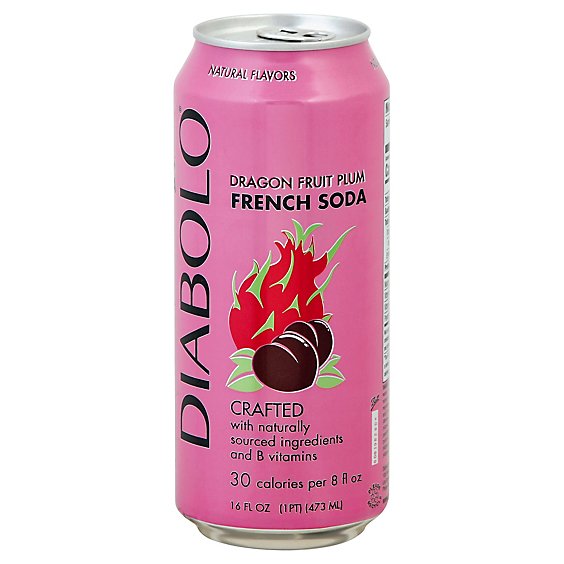 Diabolo Soda Dragonfruit Plum - 16 Fl. Oz.