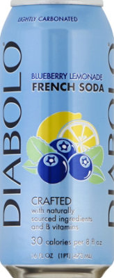 Diabolo Blueberry Lemonade Fresh Soda - 16 Fl. Oz. - Image 2