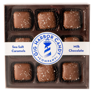 Gig Harbor Candy Chocolate Milk Sea Salt Caramels - 9 Oz - Image 1