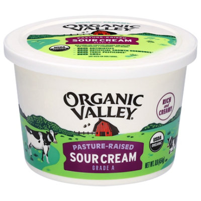 Organic Valley Sour Cream Rich & Creamy - 1 Lb