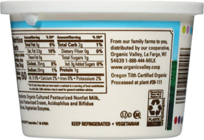 Organic Valley Sour Cream Rich & Creamy - 1 Lb - Image 5