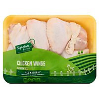 Signature Farms Chicken Wings Fresh - 1.50 LB - Image 1
