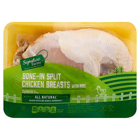 Signature Farms Chicken Breast Split - 2.00 LB