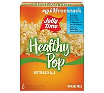 Jolly Time Healthy Pop Microwave Popcorn Butter - 6-3 Oz