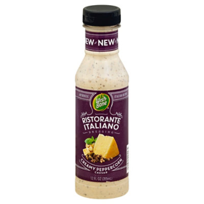 WishBone Ristorante Italiano Dressing Creamy Peppercorn Caesar 12 Fl