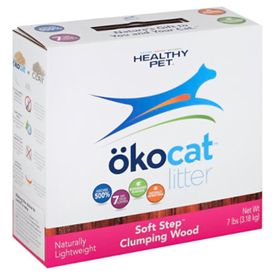 okocat Litter Clumping Wood Soft Step Naturally Lightweight Box 7 Lb Safeway
