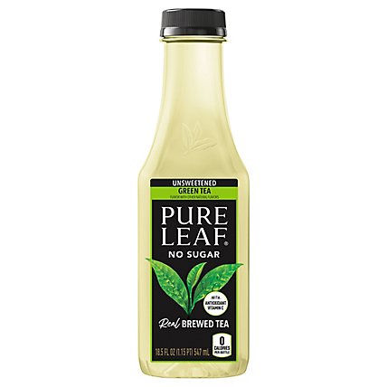 Pure Leaf Tea Brewed Unsweetened Green - 18.5 Fl. Oz. - Image 1