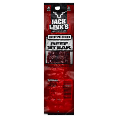 Jack Links Premium Cuts Beef Steak Peppered - 1 Oz - Image 1