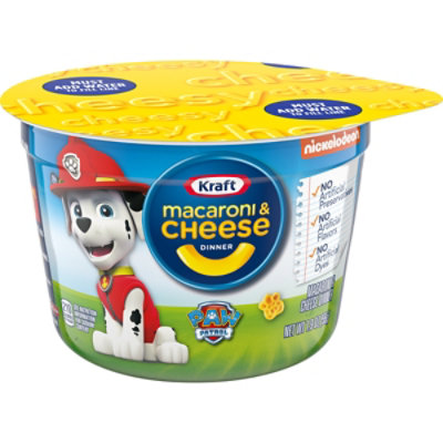 Kraft Mac & Cheese Macaroni and Cheese Easy Microwavable Dinner w/ Paw Patrol Shapes - 1.9 Oz - Image 3