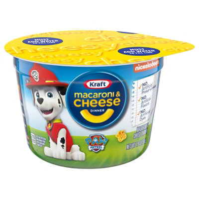 Kraft Mac & Cheese Macaroni and Cheese Easy Microwavable Dinner w/ Paw Patrol Shapes - 1.9 Oz - Image 1