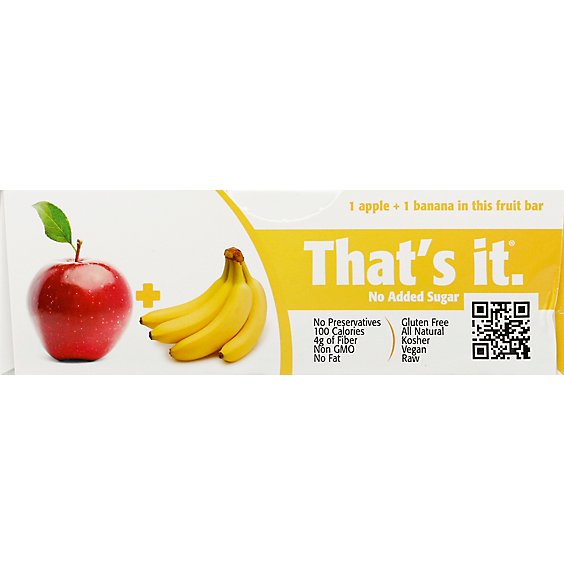 Thats Fruit Bar Apple Banana - 35 Gram