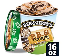 Ben & Jerrys P.B. & Cookies Non Dairy Frozen Dessert - 16 Oz