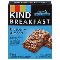 KIND Breakfast Breakfast Bars Blueberry Almond - 4-1.8 Oz - Image 2