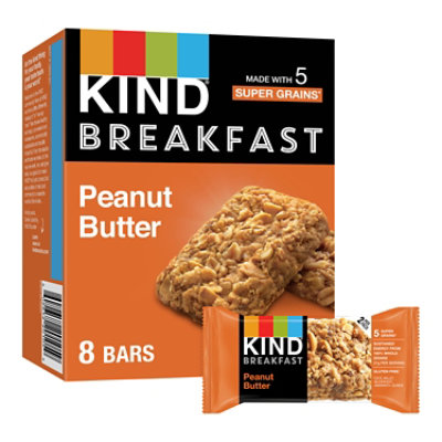 KIND Breakfast Breakfast Bars Peanut Butter - 4-1.8 Oz - Image 1