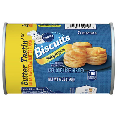 Pillsbury Grands! Jr Biscuits Golden Layers Flaky Butter Tastin 5 Count - 6 Oz - Image 3