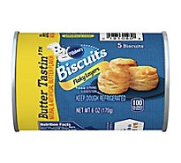 Pillsbury Grands! Jr Biscuits Golden Layers Flaky Butter Tastin 5 Count - 6 Oz