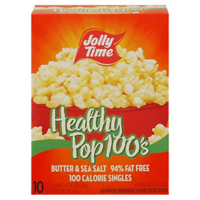 JOLLY TIME Microwave Popcorn Healthy Pop 100 Calorie Butter Mini Bags - 10-1.2 Oz - Image 3