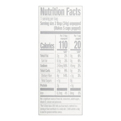 JOLLY TIME Microwave Popcorn Healthy Pop 100 Calorie Butter Mini Bags - 10-1.2 Oz - Image 4