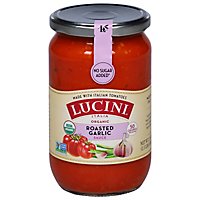 Lucini Sauce Organic Marinara Roasted Garlic Jar - 25.5 Oz - Image 3
