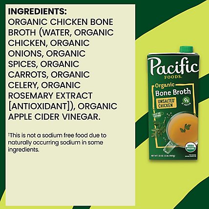 Pacific Organic Bone Broth Chicken - 32 Fl. Oz. - Image 6