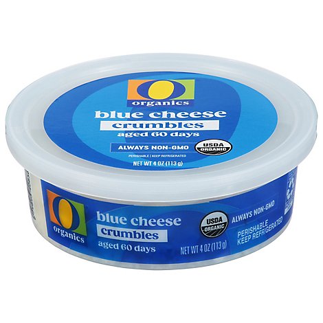 O Organics Organic Cheese Blue Crumbled - 4 Oz