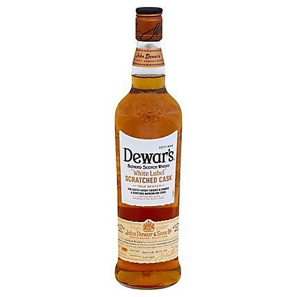 Dewars Whisky Scotch Blended White Label - 750 Ml - Image 1