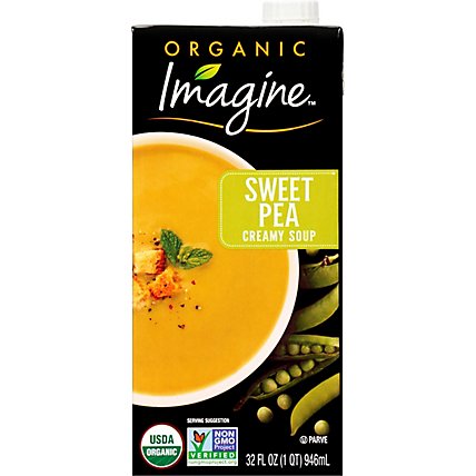 Imagine Organic Soup Creamy Sweet Pea - 32 Fl. Oz. - Image 2