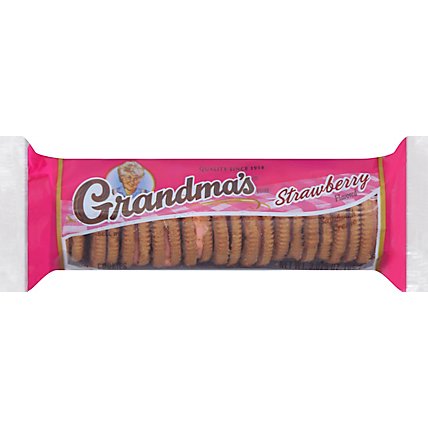Grandmas Cookies Sandwich Creme Strawberry - 3.025 Oz - Image 2