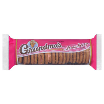Grandmas Cookies Sandwich Creme Strawberry - 3.025 Oz - Image 1