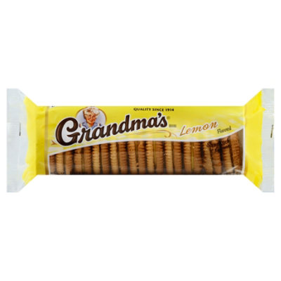 Grandmas Cookies Sandwich Lemon Creme 3.025 Oz Haggen