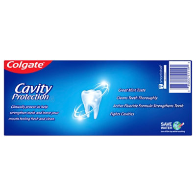 Colgate Cavity Protection Toothpaste with Fluoride Great Regular Flavor - 2-6 Oz - Image 3