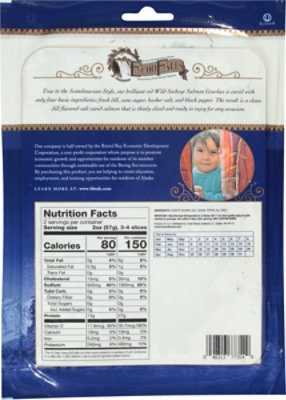 Echo Falls Salmon Sockeye Grav Lox - 4 Oz - Image 5