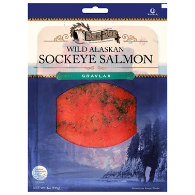 Echo Falls Salmon Sockeye Grav Lox - 4 Oz - Image 1