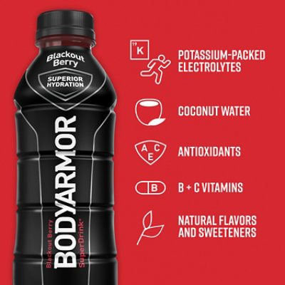 BODYARMOR Blackout Berry Sports Drink - 16 Fl. Oz. - Image 2
