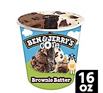 Ben & Jerry's Brownie Batter Core Ice Cream - 16 Oz