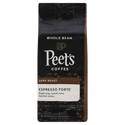 Peets Coffee Coffee Whole Bean Dark Roast Espresso Forte - 12 Oz - Image 5