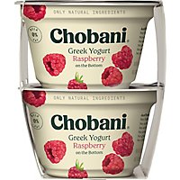 Chobani Yogurt Greek Nonfat Fruit On The Bottom Raspberry - 4-5.3 Oz - Image 3