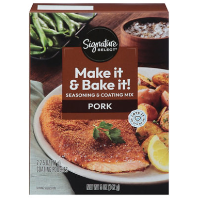 Signature SELECT Coating Mix Pork With Shaker Bag - 4.5 Oz