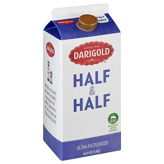 Darigold Half & Half - 1 Half Gallon