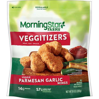 MorningStar Farms Veggie Classics Nuggets Parmesan Garlic 10oz - Image 2