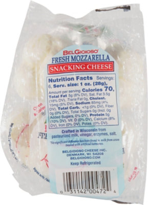 BelGioioso Fresh Mozzarella Cheese Snack Pack - 6 Oz - Image 7