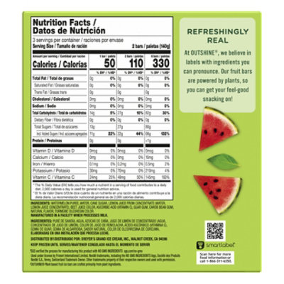 Outshine Watermelon Frozen Fruit Bars - 6 Count - Image 3