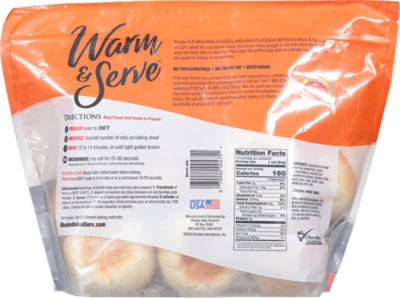 Rhodes Warm N Serv White Rolls Soft Yeast Rollls 12 Count - 23 Oz - Image 5