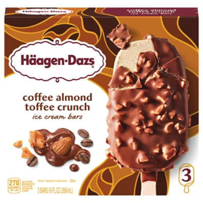 Haagen Dazs Ice Cream Bars Coffee Almond Crunch 3 3 Fl Oz Randalls