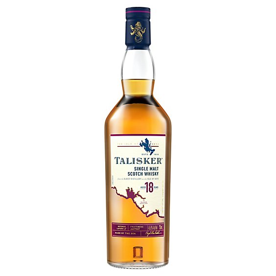 Talisker 18 Year Scotch 91.60PF - 750 Ml (Limited quantities may be available in store)