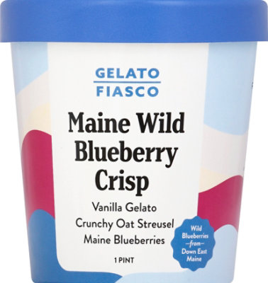 Gelato Fiasco Gelato Maine Wild Blueberry Crisp - 1 Pint - Image 2