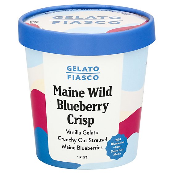 Gelato Fiasco Gelato Maine Wild Blueberry Crisp - 1 Pint