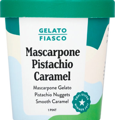 Gelato Fiasco Gelato Mascarpone Pistachio Caramel - 1 Pint - Image 2