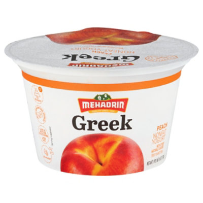 Mehadrin Greek Yogurt Peach - 6 Fl. Oz. - Image 2