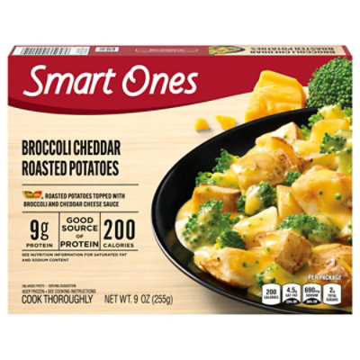 Smart Ones Broccoli & Cheddar Roasted Potatoes Frozen Meal Box - 9 Oz - Image 1